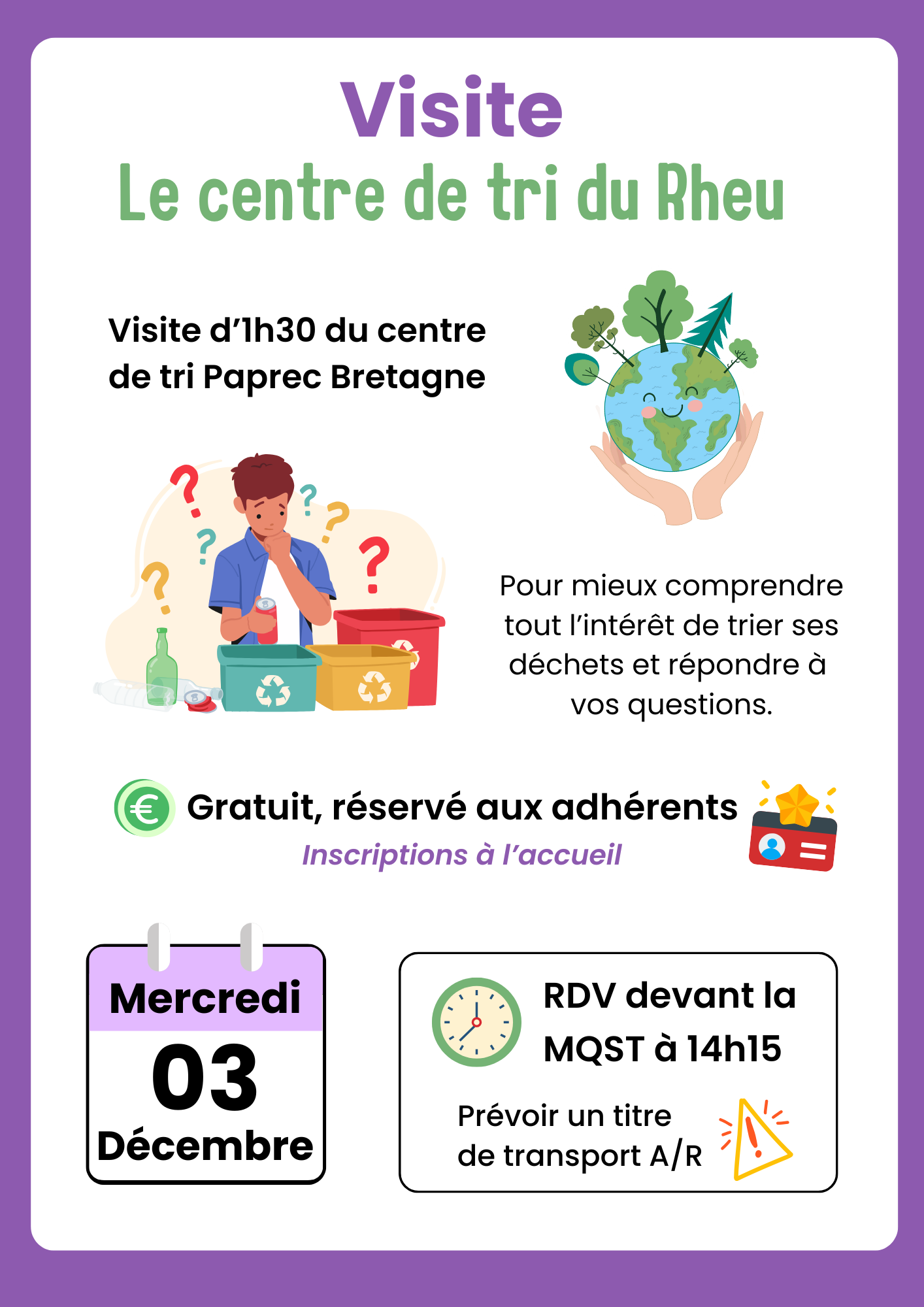 03 DEC – Visite Centre Tri