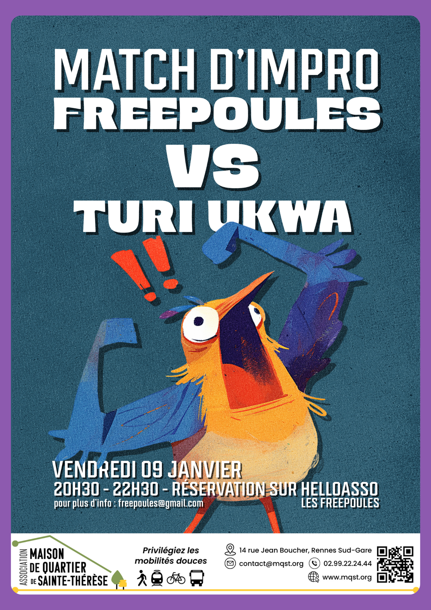 09 JANV – FREEPOULES VS TURI UKWA