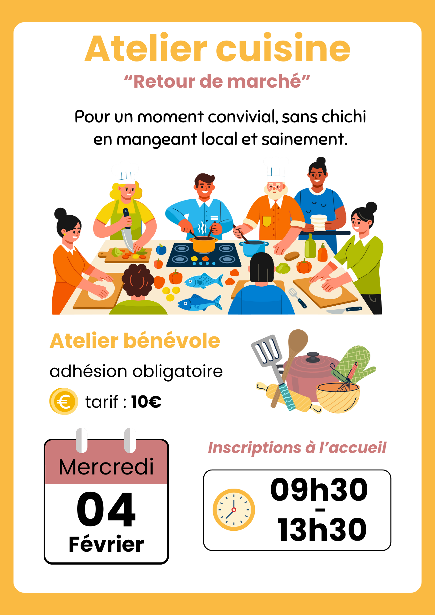 04 FEV – ATELIER CUISINE _retour de marché