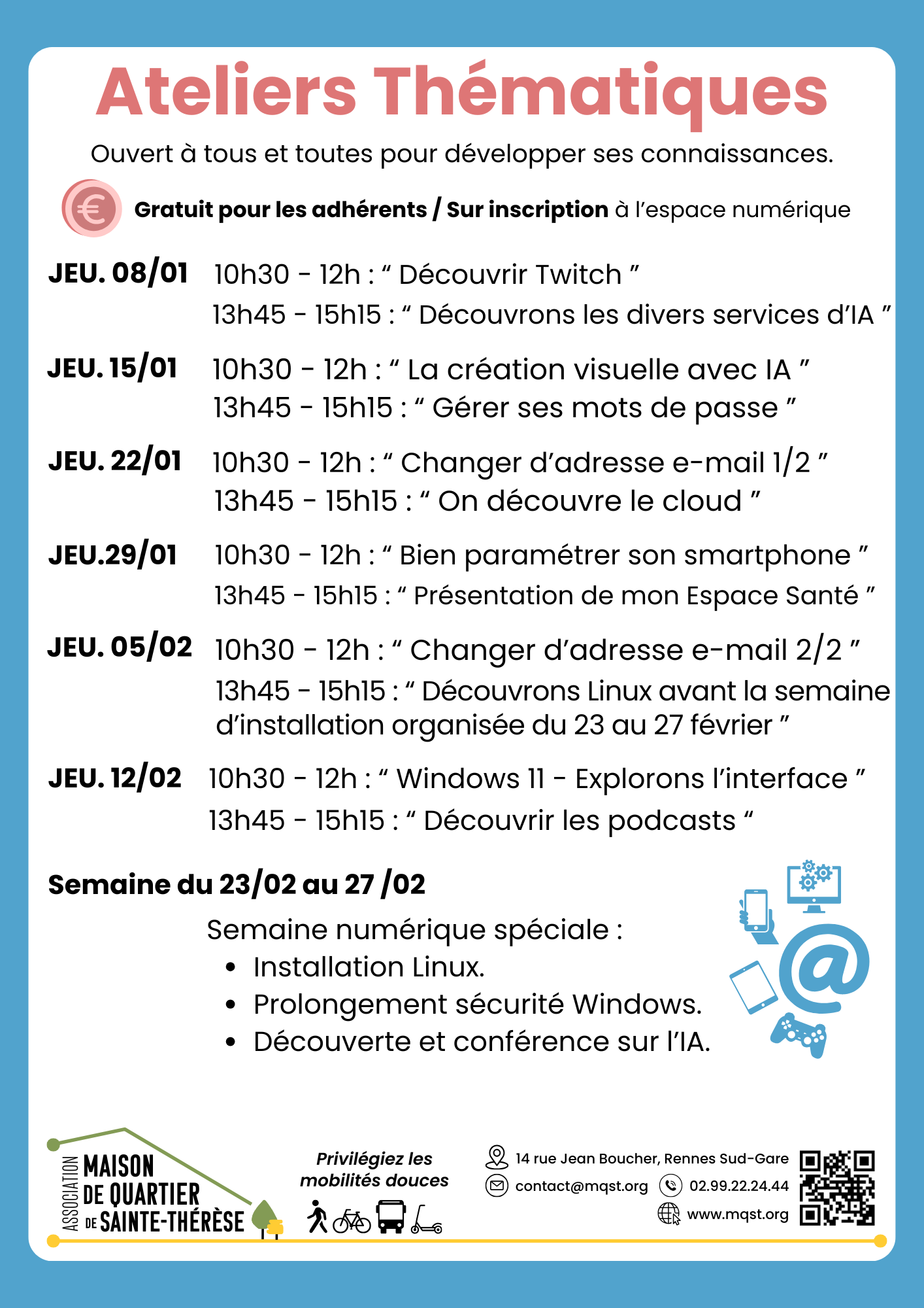 SEPT – DEC 25 – Ateliers Thématiques (3)