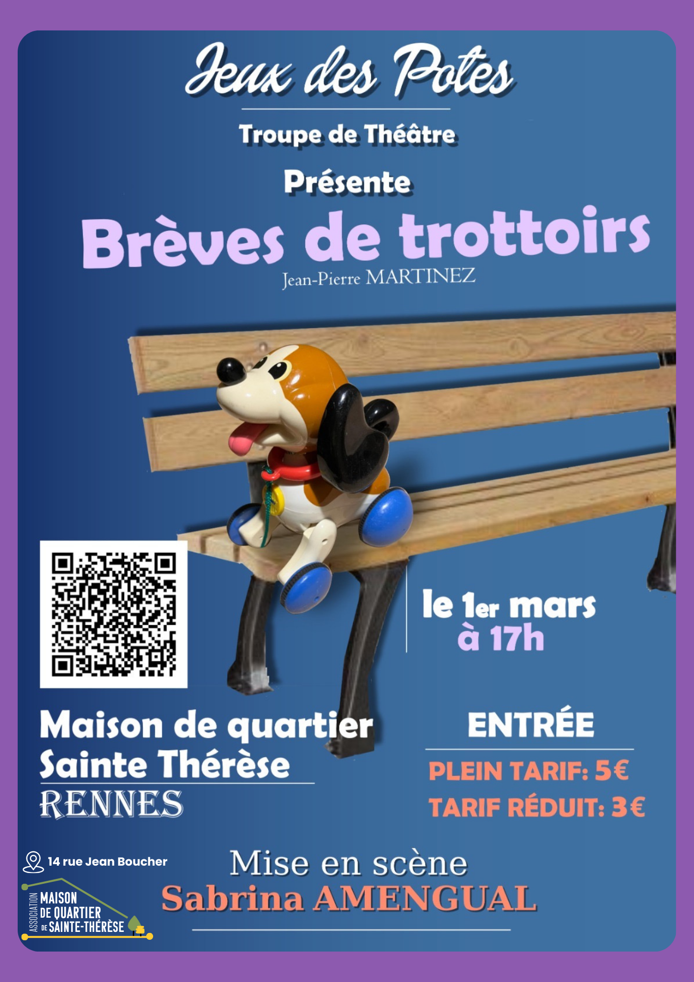 01 MARS – Spectacle Jeux des Potes
