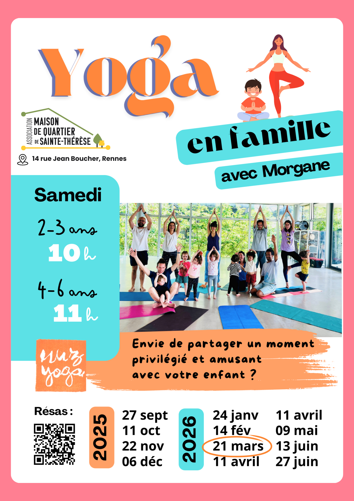 21 MARS – Yoga Famille
