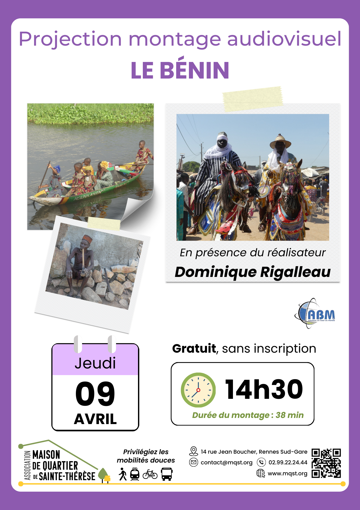 09 AVRIL – Projection montage audiovisuel