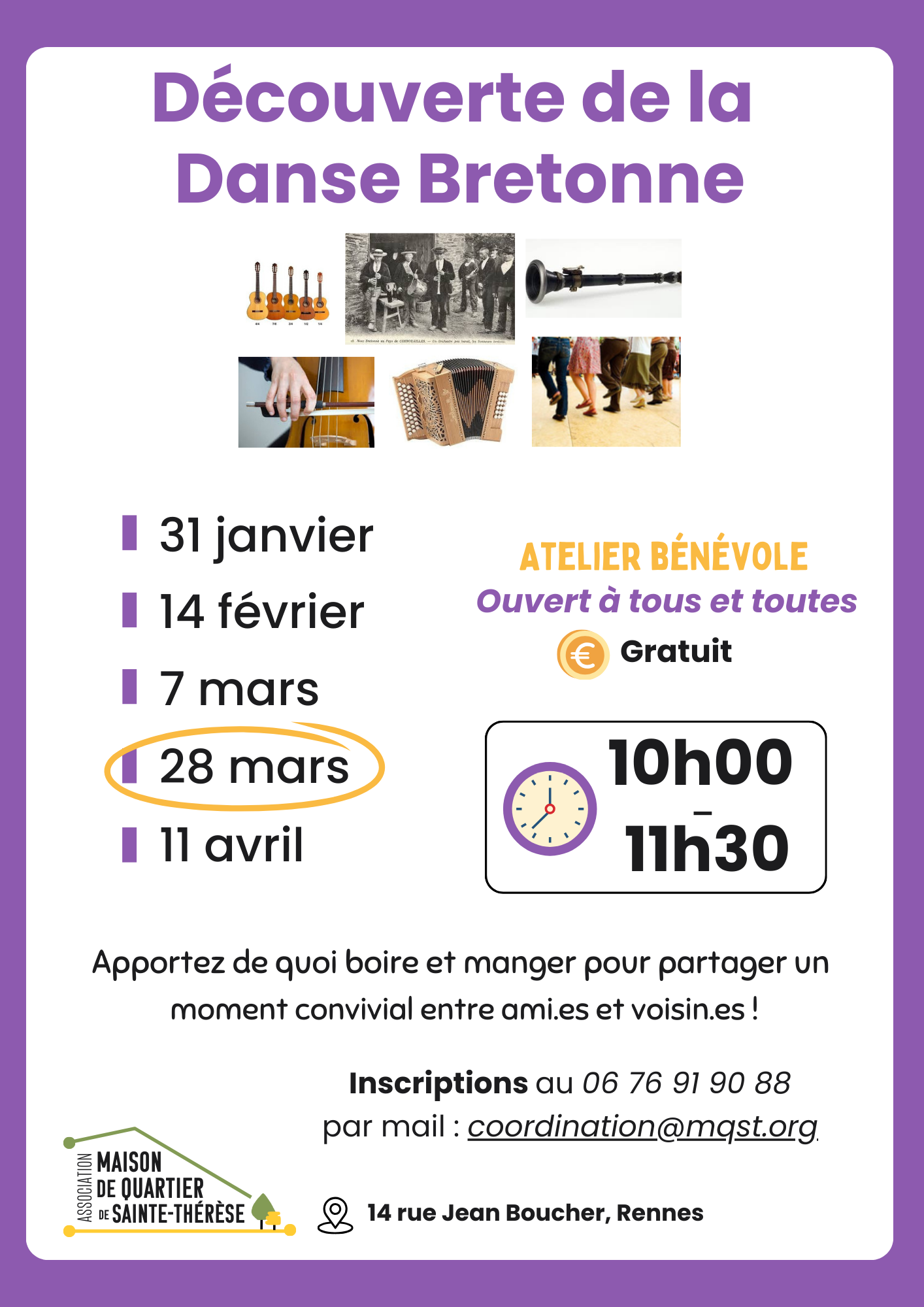 28 MARS – Danses bretonnes