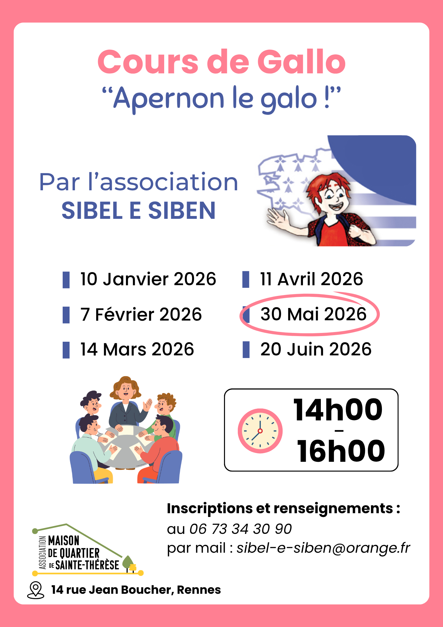 30 MAI – Cours de Gallo