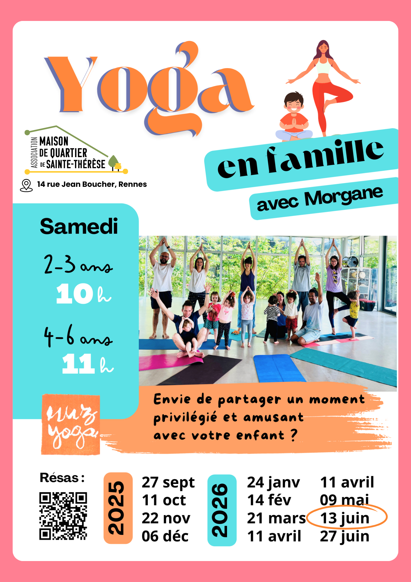 13 JUIN – Yoga Famille
