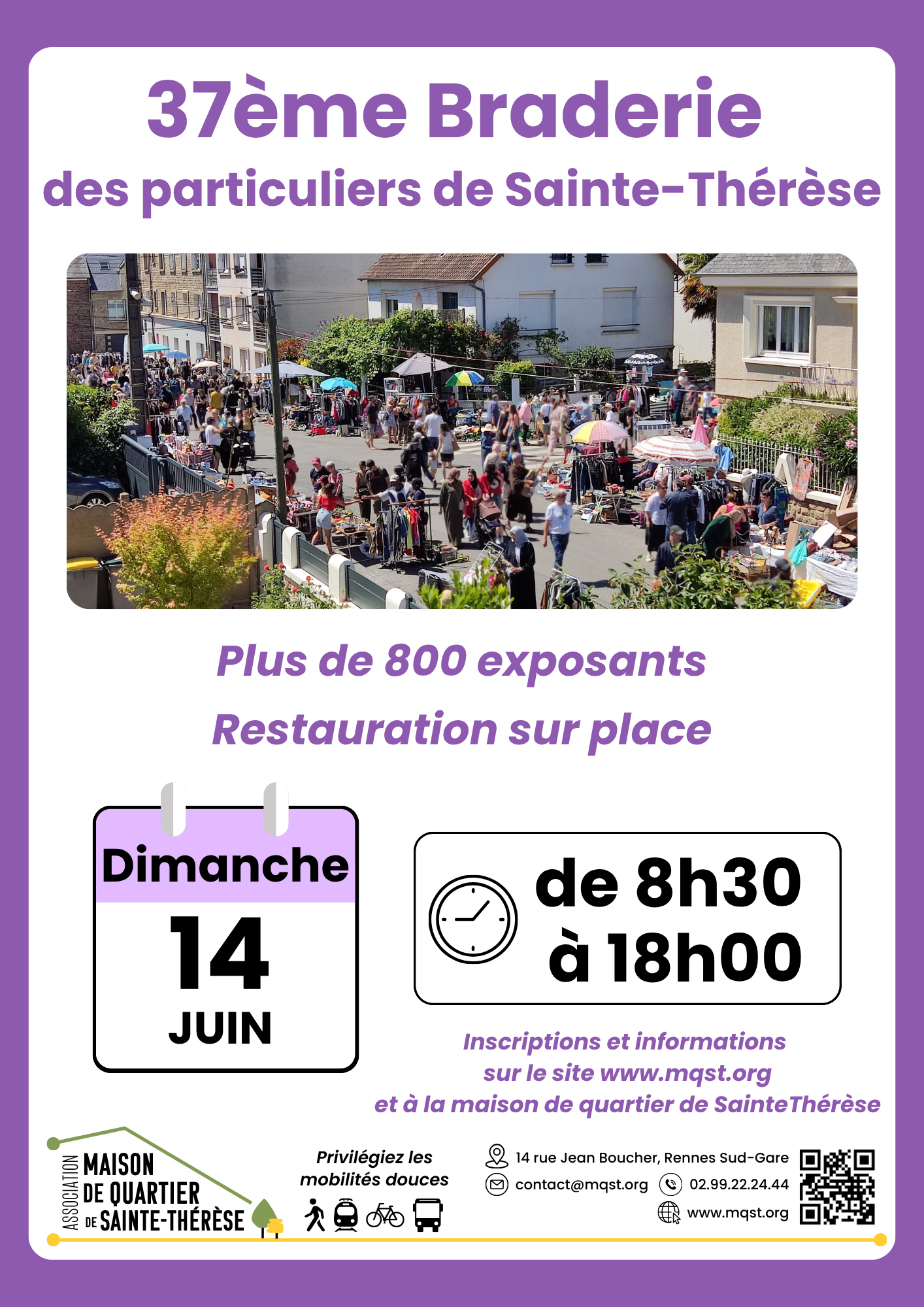 14 JUIN – Braderie de Sainte-Thérèse(1)