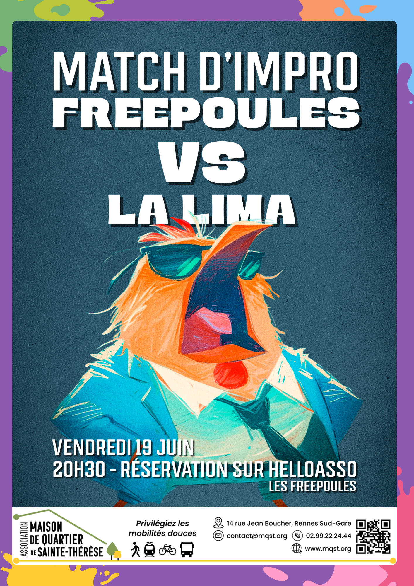 19 JUIN Affiche Freepoules