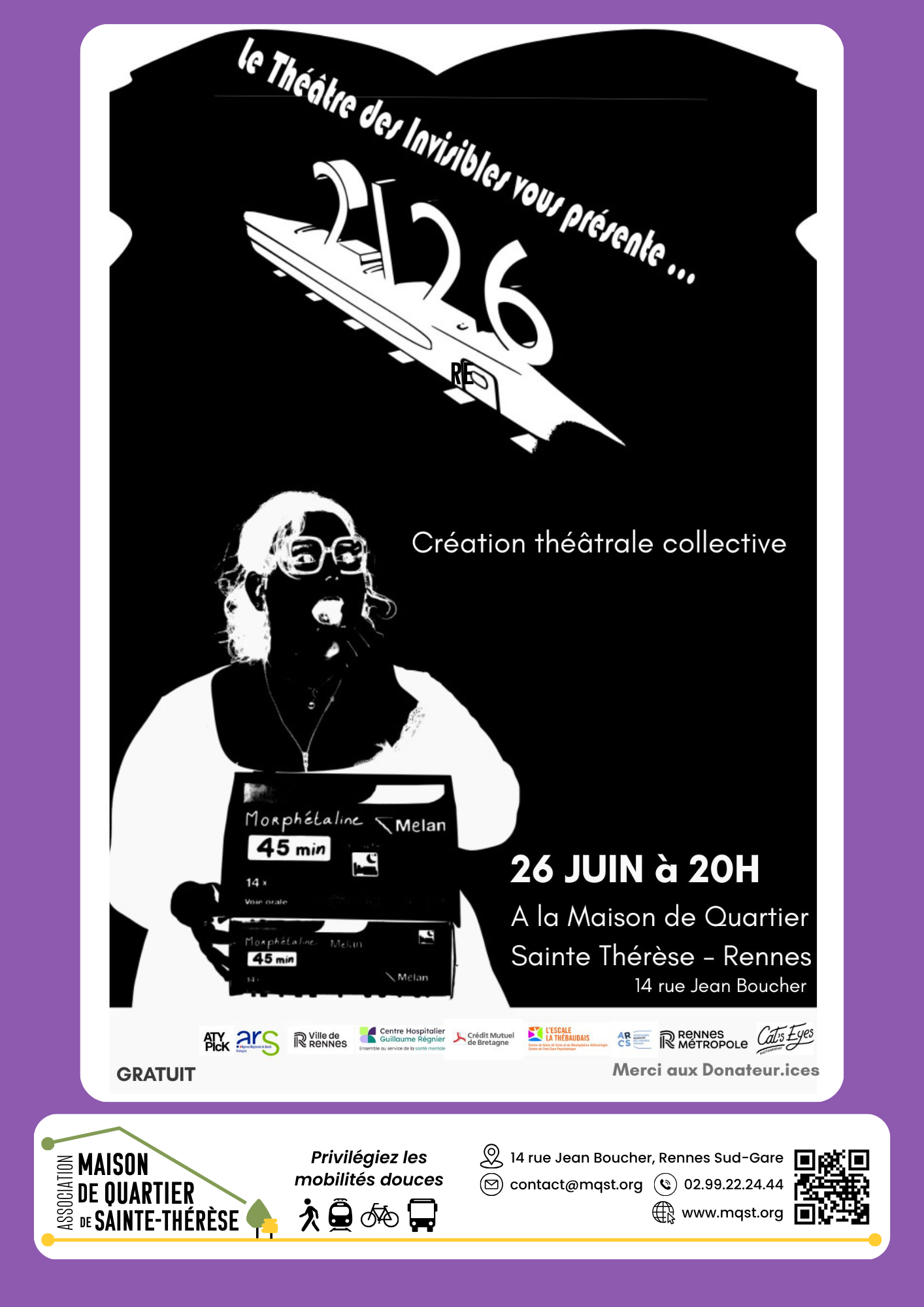 26 JUIN – Pièce de Théâtre